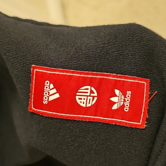 ❤️🖤❤️Adidas Chinese Lunar New Year Black Hoodie Dress - Oversized - Picture 6 of 11